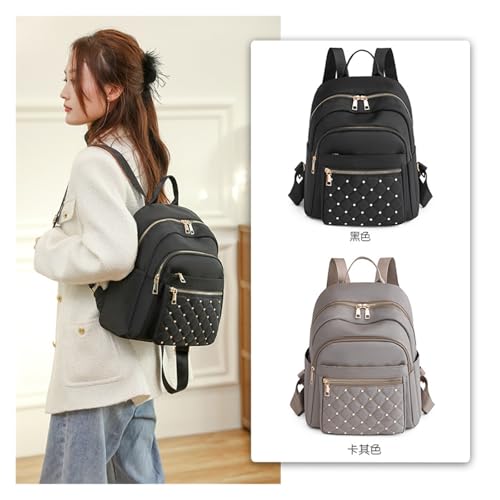 Cuir PU solide et finitions vintage pour le sac à dos classique femme SCRUBY