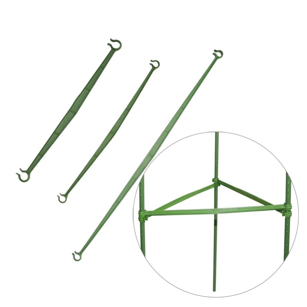 50 PCS Pianta Asta di Supporto Asta Connettore Fisso, per Giardinaggio Vines Vines Arrampicata Pianta Pianta Asta di Collegamento (Size : 11 x 320mm)