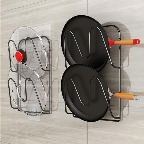 MZTOOL GGJ20250422 Topfdeckelhalter für Schrank/Wand