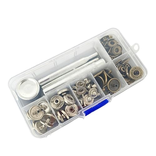 Botones de presión de 15 mm para personalizar chaquetas tejanas y mochilas de viaje