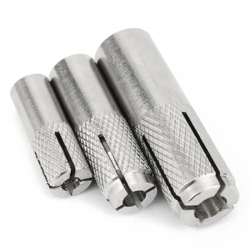 Pernos de expansión for anclaje de pared, tapones for tubos de expansión internos de acero inoxidable 304, M6-M16, pernos de anclaje de impacto de impacto de inserción directa(M16,3pcs)