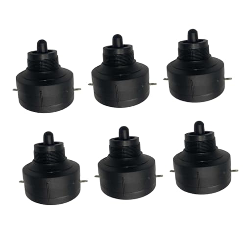 Alipis 6PCS Car Tweeter Speakers Piezoelectric Horns for Automotive Audio Systems Durable High Performance Car Supplies Easy to Install Loud Sound