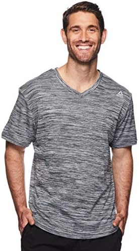 V-Neck Workout Tee - Short Sleeve Gym 