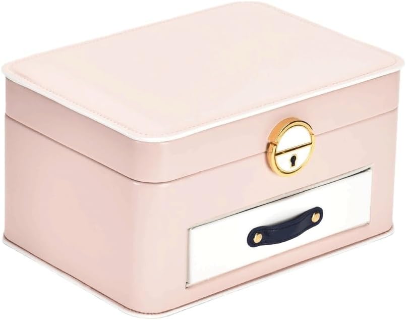 Jewelry Box Multi-layer Earrings Storage Drawer Necklace Bracelet(Black)