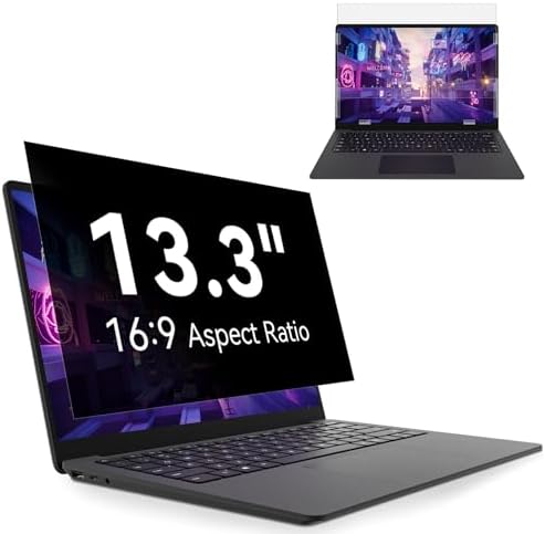 21.5 Inch Computer Privacy Screen Filter for 16:9 Aspect Ratio Monitor, Anti Blue Light Glare Privacy Filter 21.5in, Removable Computer Privacy Screen Shield, Privacy Protection film for 21.5"