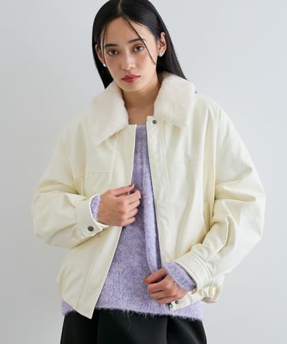 ビス] ブルゾン 【エコファー取外し可能】 合皮中綿ブルゾン