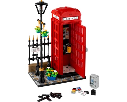 Ideas 21347 Decorazioni per la casa della cabina telefonica di Londra per gli anglofili - Lego - Immagine 3