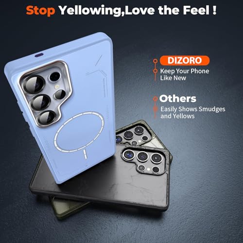 Image of DIZORO Premium Magnetic Case Compatible with Samsung S26 Ultra 5g, [Military Grade Drop Protection][Fit for MagSafe], Slim Anti-Fingerprint & Soft Touch Full Body Protective Back Cover (Mist)
