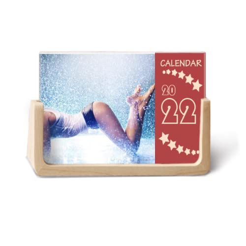 Calendrier de bureau 2022 en S Chest Buttocks Girl un cadeau original pour passionnés d'art