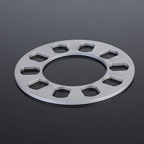 Sangmei Adaptador de espaçador de roda universal 5 orifício 5 mm Adaptador de roda de alumínio 5 ter