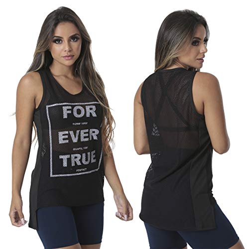 Kit com 2 Blusas Tela Fitness