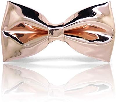 Rose Gold bow tie |Rose Gold pre-tied bow tie | Rose Gold bow tie for men| bow tie for men |Sparkling Rose Gold bow tie | Christmas Bow tie | Dream Up Idea