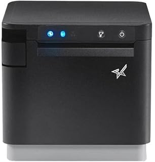 Star Micronics mC-Print3 3-inch Ethernet (LAN) / USB-C Thermal POS Printer with CloudPRNT, Peripheral Hub, Cutter, and External Power Supply - Black