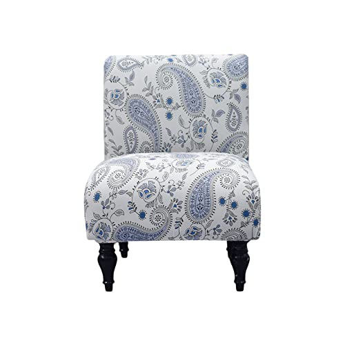 Krfoonn Armless Accent Chair Covers Stretch Armless Chair Slipcover Printed Removable Slipper Chair Covers Furniture Protector For Living Room Dining Room Hotel, 01 #TOP17