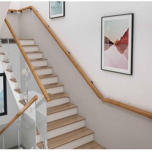 Rampe d'escalier intérieur extérieur en bois modulable de 1 à 33 pieds - 3