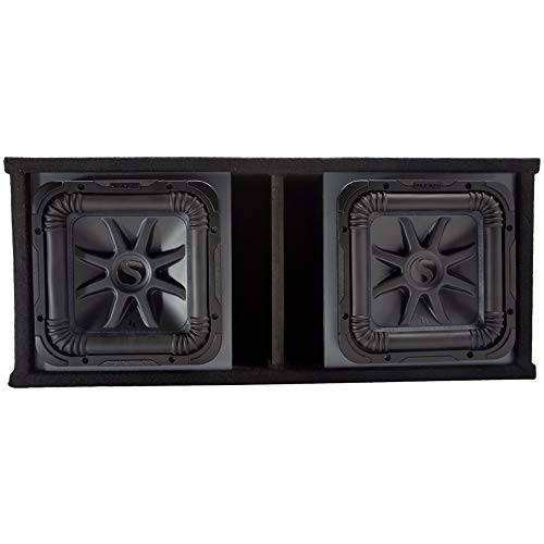 KICKER L7S12 Solo-Baric Car Audio Subwoofers and Ported Sub Enclosure