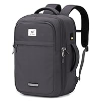 SKYSPER Handgepäck Rucksack 44×28×18.5 Klein Reiserucksack Flugzeug Rucksack mit Laptopfach 16 Zoll Bussiness Reisetasche Diebstahlsicherer Tasche für Weekender Kurze Tirp