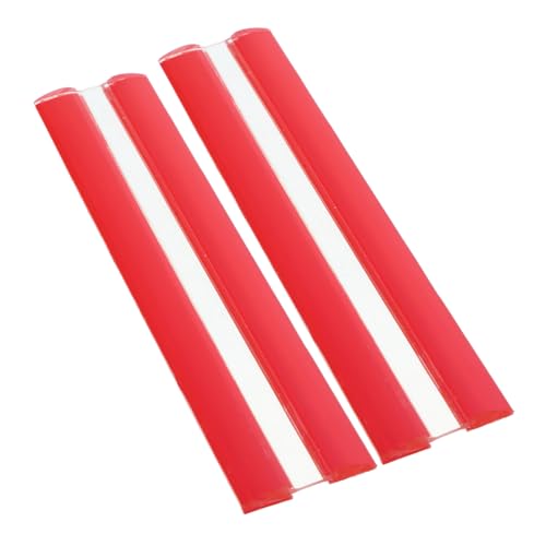 COOLHIYA 2pcs Self Adhesive Hinge DIY Boxes Hinges Fridge Door Hinges Flexible Hinges Furniture Hinge Display Stand Hinges Cabinet Hinge Transparent Hinges Table Hinge Red Acrylic