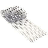 6'W x 7'H Scratch Resistant Strip Door Curtain Kit