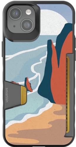 Smartish - Shore - iPhone 15 Plus Wallet Case - Wallet Slayer Vol 1 [Slim + Protective] Credit Card Holder - Fits iPhone 15 Plus
