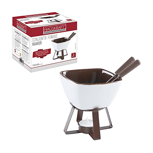 Conjunto Fondue Namur 5 Peças Hauskraft Carne Chocolate