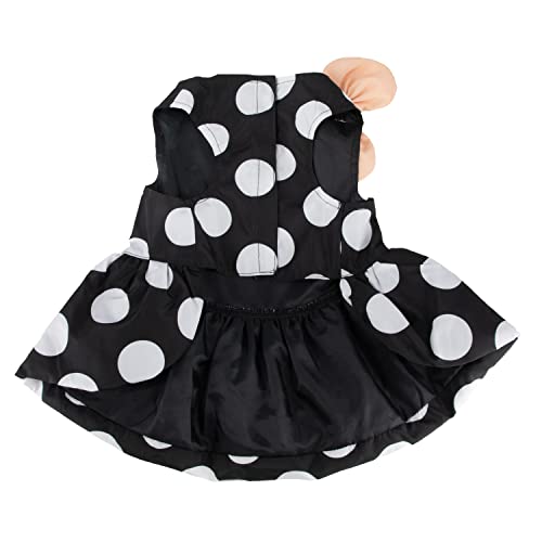 Christian Siriano New York Black Polka Dot Bubble Hem Dress For Dogs, Xs #TOP1