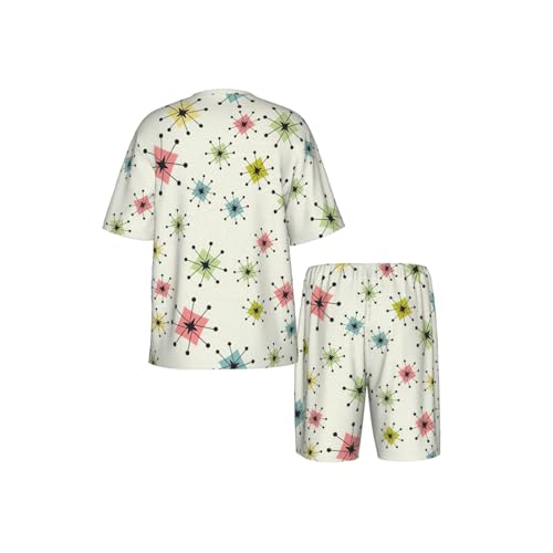 Ropa de dormir Atomic Stars conjunto de pijama masculino de tacto ultra suave 6