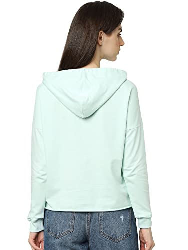 Image of VERO MODA Women's Cotton Hooded Neck Sweatshirt