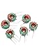 10pcs common mode magnetic ring inductor 100uH 1.5A 035 wire diameter magnetic ring pin small-sized inductor coil 633 (100uH-1.5A-0.35 wire diameter -6 * 3 * 3)