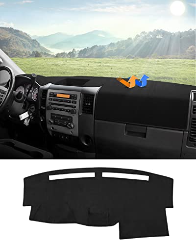 Tapis de tableau de bord Nissan Titan 2004-2012 noir UV