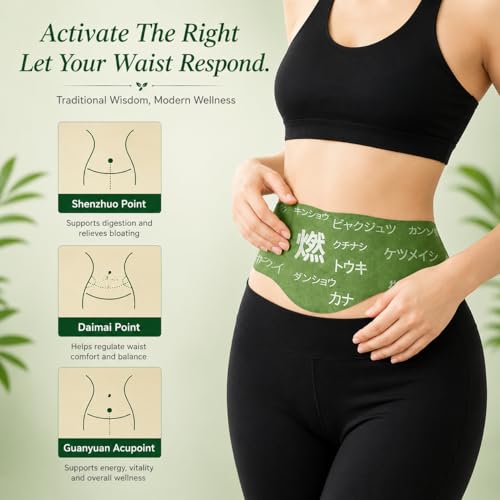 Image of Japanese Herbal Balance Patch | Belly Balance Full Pad | Mugwort Natural Navel Patche,s | Plant Based Ingredients | Natural Botanical Belly Button Patches | Herbal Button Pads for Daily Comfort & Easy Use | 5 Patches
