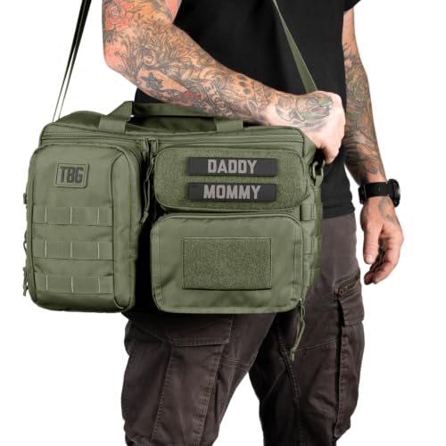 Image of Tactical Baby Gear Deuce 4th Gen Tactical Diaper Bag | Streamlined tactical diaper bag for dads with an included changing mat and stroller straps for grab-and-go use.