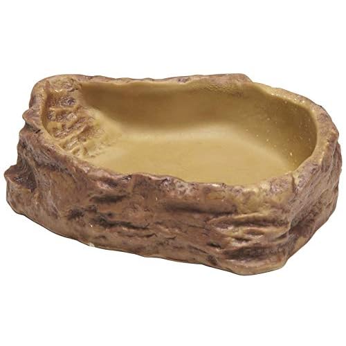Exo Terra Feeding Dish, Futterschale, Futternapf, im Felsdekor, mittel