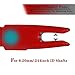 Hosolee 36 Pack Arrow Nocks 6.20mm/.244inch Insert Tails for Archery Hunting Target Shooting (Solid Red)