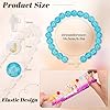 LOAYHOAY W.W.J.D. Webbing Bracelets Adjustable Christian Gifts Wristbands What Wound Jesus Do Bracelet Religious Faith Colorful Christian Stretch Beaded Bracelets Colorful #1