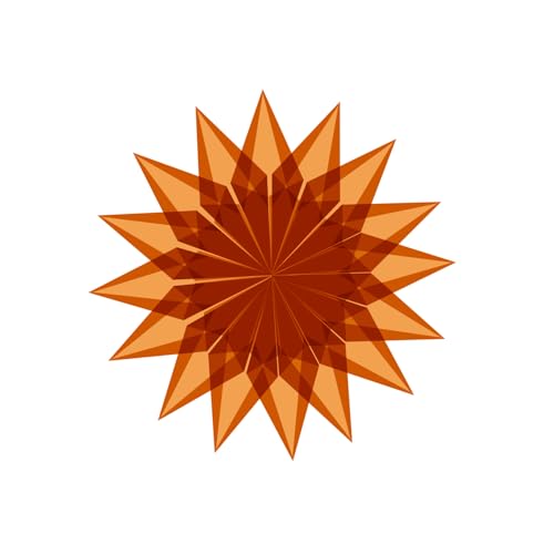 Faltblätter Transparentpapier, 14 x 14 cm, 42g/qm, 100 Blatt (Orange)