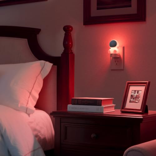 Image of DORESshop Astronaut Night Light for Kids,Plug in Dusk to Dawn Kids Bedroom