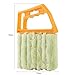 No.2 Warehouse Practical Mini-Blind Cleaner Brush Vertical Window Blinds Brush Cleaner Mini 7 Shape Handheld Magic Blind Cleaning Brush Novelty Household Tool for Shutter
