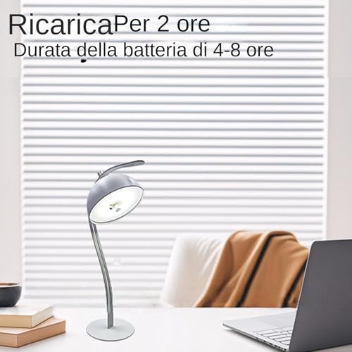 Lampe LED tactile à batterie autonome avec éclairage de table ajustable