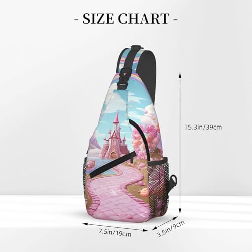 Mochila Sling Crossbody Negra de Uso Urbano miniatura 2