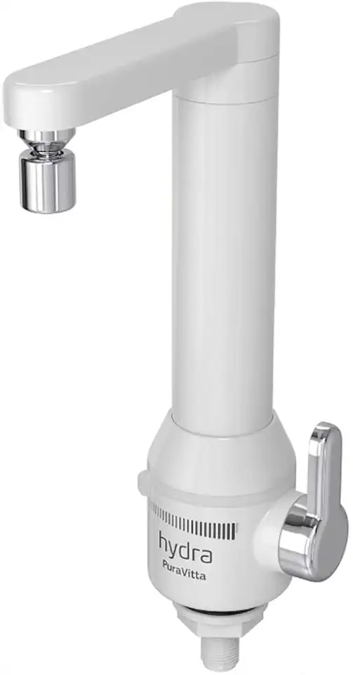 Torneira Eletrônica Puravitta com Purificador Parede 127v, Hydra, Branco