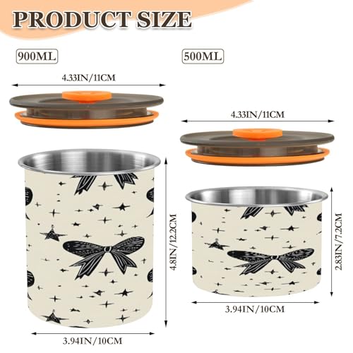 Envase Hermético de Acero Inoxidable para Café 500 ml miniatura 2