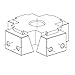 Manual Four-Side Quick Clamp, Four-Side OK Clamp, Pneumatic Inner Support Tensioning Vise (FSM10)