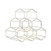 Produktbild Ruiting Eisen Weinregal Honeycomb Halten 6 Flasche Wohnkultur Küche Zubehör Kreative Hexagon-Flaschen-Halter Ständer