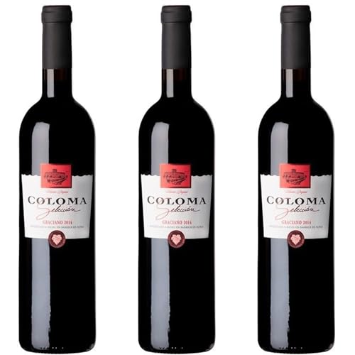 Coloma Selección Graciano, vino tinto joven con crianza en roble que resalta la intensidad, frescura y carácter auténtico de la variedad Graciano| 3 botellas
