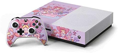 Skinit Decal Gaming Skin Compatible with Xbox One S Console and Controller Bundle - Officially Licensed Disney Alice in Wonderland (Animated) Mad Tea Party Design
