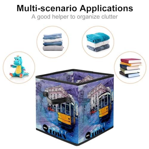 Boîte de rangement pliable cube pour éliminer le désordre du placard - 3