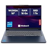 Lenovo IdeaPad Slim 5 16IRH10 - Ordinateur Portable 16'' WUXGA (Intel Core i5-13420H, RAM 16Go, SSD 1To, Intel UHD Graphique, Windows 11 Home) Clavier AZERTY Français - Blue