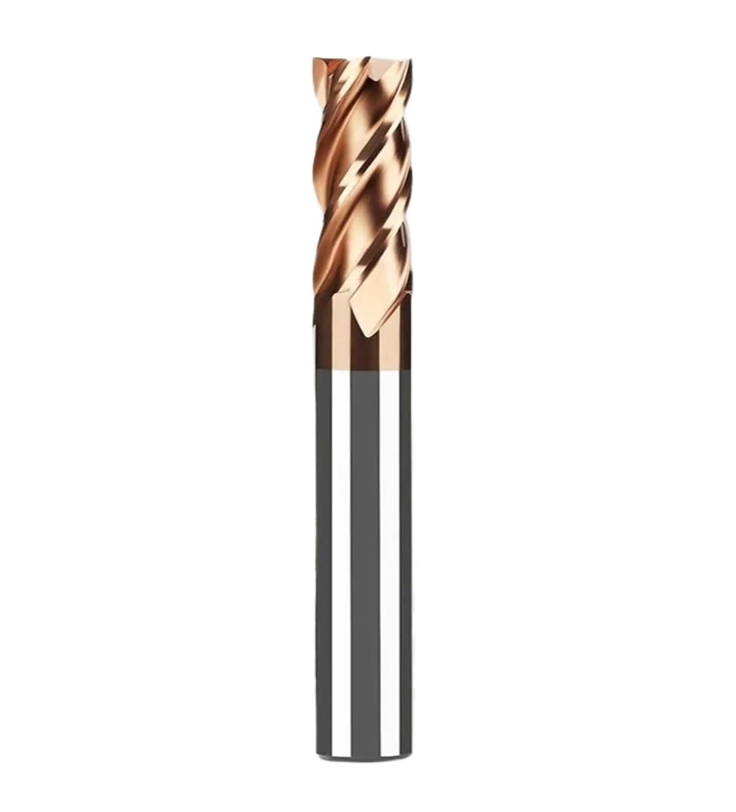 1 szt. 4 ostrza frez z węglika spiekanego HRC55 powłoka ze stopu CNC do stali nierdzewnej 1-20 MM(8.0X35X8X100)