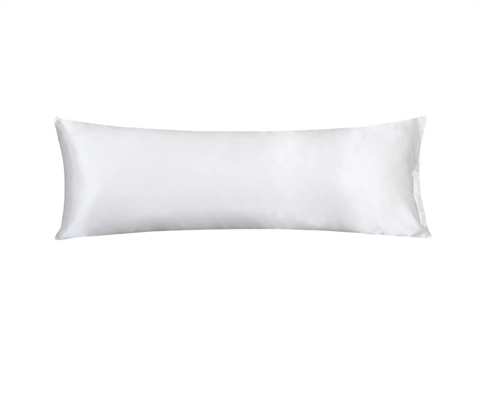 Satin Pillowcase Silk Satin Pillowcase Body Pillow Cover With Envelope Closure,Long Cases,Soft And Breathable,Gift For Sleepers,20x54 Inch(4)